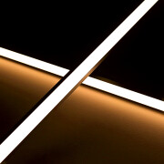 Constant Current LED Eck-Leiste Corner – diffus – 240 × 2835 LEDs – 19 W – 1920 lm/m – warmweiß – CRI 90+ 24V DC 120°