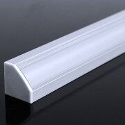 COB 90° LED-Eckleiste Corner – klar – 528x COB LED Chips – 15 W – 1500 lm/m – tageslichtweiß – CRI 90+ 24V DC 180°