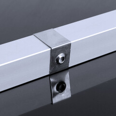 COB 90° LED-Eckleiste Corner – klar – 528x COB LED Chips – 15 W – 1200 lm/m – warmweiß – CRI 90+ 24V DC 180°