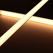 Double Line LED Eck-Leiste Corner max – diffus – 140 × 5630 LEDs – 30 W – 2782 lm/m – warmweiß – CRI 90+ 24V DC 120°