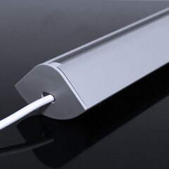 Double Line LED Eck-Leiste Corner max – klar – 140 × 5630 LEDs – 30 W – 2782 lm/m – warmweiß – CRI 90+ 24V DC 120°