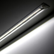 Constant Current LED Einbau-Leiste Inside – klar – 240 × 2835 LEDs – 19 W – 2110 lm/m – tageslichtweiß – CRI 90+ 24V DC 120°
