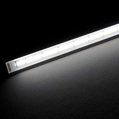 COB LED Einbau-Leiste "Inside" | klar | 528x COB LED Chips | 15 Watt - 1500 Lumen je Meter | tageslichtweiß | CRI 90+ 24VDC 180° |