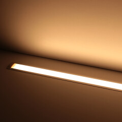 Constant Current LED Einbauleiste Inwards – diffus – 240 × 2835 LEDs – 19 W – 1920 lm/m – warmweiß – CRI 90+ 24V DC 120°