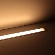 Constant Current LED Einbauleiste Inwards – diffus – 240 × 2835 LEDs – 19 W – 1920 lm/m – warmweiß – CRI 90+ 24V DC 120°