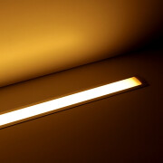 COB LED Einbauleiste Inwards – diffus – 528x COB LED Chips – 15 W – 1200 lm/m – warmweiß – CRI 90+ 24V DC 180°