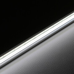 LED-Leiste COB Einbauprofil Inwards 528x LED-Chips 15 W – 1500 lm/m – transparent – weiß CRI 90Ra – 180° 24V DC