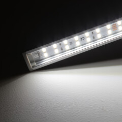 Einbau-Lichtleiste Inside max – klar – 140 × 5630 LEDs – 29 W – 3133 lm/m – tageslichtweiß – CRI 90+ 24V DC 120°