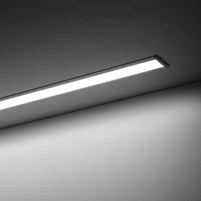 Double Line LED-Einbauleuchte "Recessed" | diffus | 140x 5630 LEDs | 29 Watt - 3133 Lumen je Meter | tageslichtweiß | CRI 90+ 24VDC 120° |