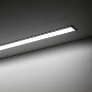 Double Line LED-Einbauleuchte Recessed – diffus – 140 × 5630 LEDs – 29 W – 3133 lm/m – tageslichtweiß – CRI 90+ 24V DC 120°