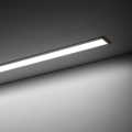 Double Line LED-Einbauleuchte "Recessed" | diffus | 140x 5630 LEDs | 29 Watt - 3133 Lumen je Meter | tageslichtweiß | CRI 90+ 24VDC 120° |