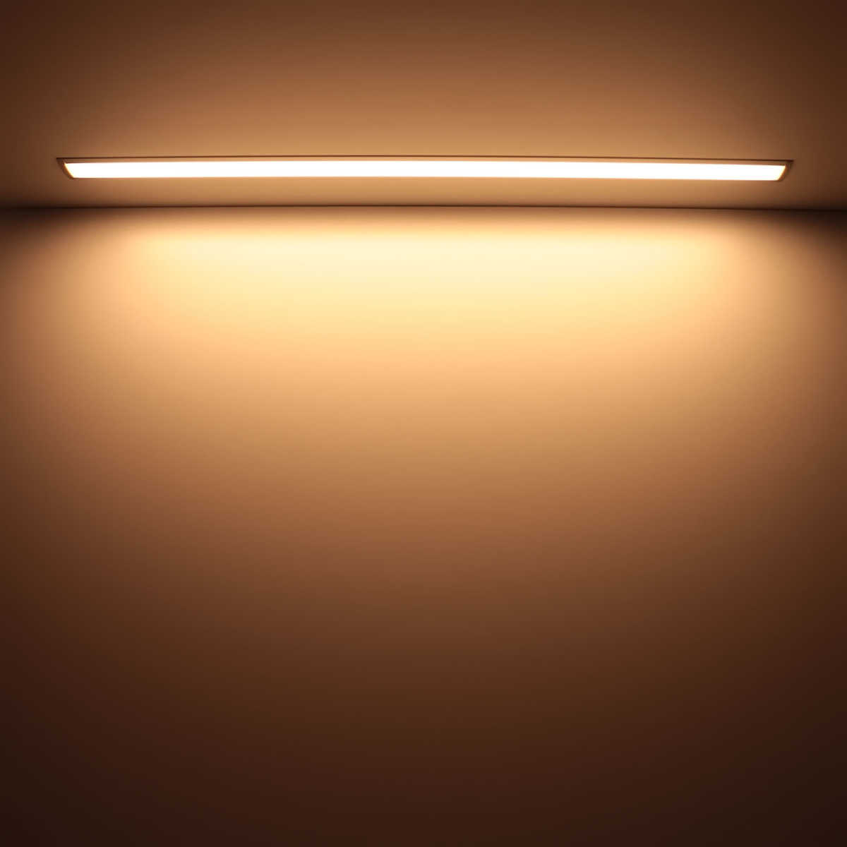 Double Line LED-Einbauleuchte "Recessed" | diffus | 140x 5630 LEDs | 30 Watt - 2782 Lumen je Meter | warmweiß | CRI 90+ 24VDC 120° |