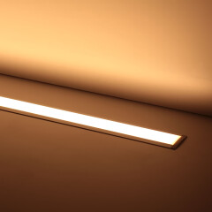 Double Line LED-Einbauleuchte Recessed – diffus – 140 × 5630 LEDs – 30 W – 2782 lm/m – warmweiß – CRI 90+ 24V DC 120°