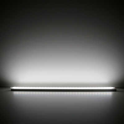 LED-Leiste Flachprofil wasserdicht "Out-Line IP54" 70x 2835 LEDs - 10 Watt - 1113 Lumen je Meter | diffus | tageslichtweiß CRI 90Ra - 120° 24VDC |