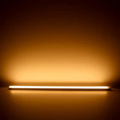 LED-Leiste flach wasserdicht "Out-Line IP54" 140x 2835 LEDs - 20 Watt - 1777 Lumen je Meter | diffus | warmweiß CRI 90Ra - 120° 24VDC |
