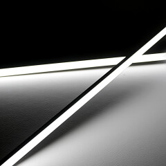 wasserdichte LED-Leiste Out-Line IP54 diffus – 240 × 2835 LEDs – 19 W – 2110 lm/m – tageslichtweiß 6000 K – CRI 90+ 24V DC 120°