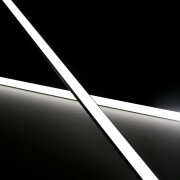 wasserdichte COB LED-Leiste Out-Line IP54 – diffus – 528x LED Chips – tageslichtweiß 6500 K – CRI93 24V DC 180° – 13 W – 1277 lm/m