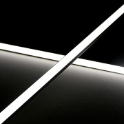 wasserdichte COB LED-Leiste Out-Line IP54 – diffus – 528x LED Chips – tageslichtweiß 6500 K – CRI93 24V DC 180° – 13 W – 1277 lm/m