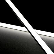 wasserdichte COB LED-Leiste Out-Line IP54 – diffus – 528x LED Chips – tageslichtweiß 6500 K – CRI93 24V DC 180° – 13 W – 1277 lm/m