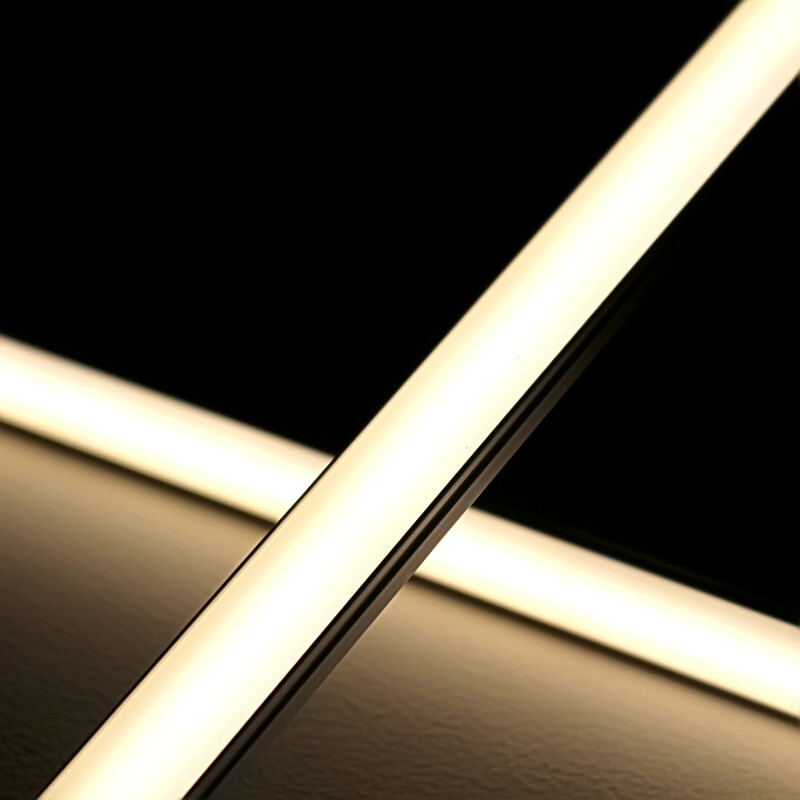 wasserdichte COB LED-Leiste Out-Line IP54 – diffus dimmbar – neutralweiß 4000 K – CRI92 24V DC 180° – 528x LED Chips 12,7 W – 1232 lm/m