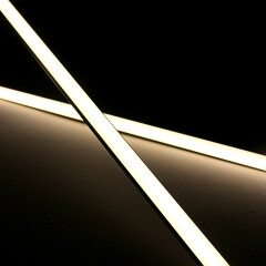 wasserdichte COB LED-Leiste Out-Line IP54 – diffus dimmbar – neutralweiß 4000 K – CRI92 24V DC 180° – 528x LED Chips 12,7 W – 1232 lm/m
