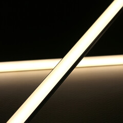 wasserdichte COB LED-Leiste Out-Line IP54 – diffus dimmbar – neutralweiß 4000 K – CRI92 24V DC 180° – 528x LED Chips 12,7 W – 1232 lm/m