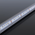 LED-Leiste flach wasserdicht "Out-Line IP54" 140x 2835 LEDs - 21 Watt - 2168 Lumen je Meter | transparent | tageslichtweiß CRI 90Ra - 120° 24VDC |