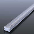 LED-Leiste flach wasserdicht "Out-Line IP54" 140x 2835 LEDs - 21 Watt - 2010 Lumen je Meter | transparent | neutralweiß CRI 90Ra - 120° 24VDC |
