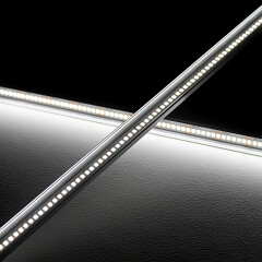 wasserdichte LED-Leiste Out-Line IP54 transparent – 240 × 2835 LEDs – 19 W – 2110 lm/m – tageslichtweiß 6000 K – CRI 90+ 24V DC 120°