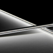 wasserdichte LED-Leiste Out-Line IP54 transparent – 240 × 2835 LEDs – 19 W – 2110 lm/m – tageslichtweiß 6000 K – CRI 90+ 24V DC 120°