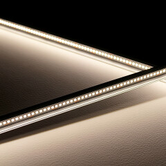 wasserdichte LED-Leiste Out-Line IP54 transparent – 240 × 2835 LEDs – 19 W – 2060 lm/m – neutralweiß 4000 K – CRI 90+ 24V DC 120°