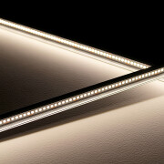 wasserdichte LED-Leiste Out-Line IP54 transparent – 240 × 2835 LEDs – 19 W – 2060 lm/m – neutralweiß 4000 K – CRI 90+ 24V DC 120°