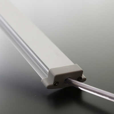 LED-Leiste Einbauprofil wasserdicht "Wet-Line IP54" 70x 2835 LEDs - 10 Watt - 884 Lumen je Meter | diffus | warmweiß CRI 90Ra - 120° 24VDC |