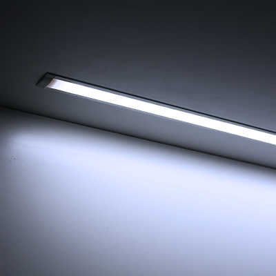 LED-Einbauleuchte wasserdicht "Wet-Line IP54" 70x 5630 LEDs - 15 Watt - 1603 Lumen je Meter | diffus | tageslichtweiß CRI 90Ra - 120° 24VDC |
