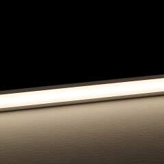 wasserdichte Einbau LED-Leiste diffus Wet-Line IP54 – 240 × 2835 LEDs – 19 W – 2060 lm/m – neutralweiß 4000 K – CRI 90+ 24V DC 120°