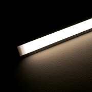 wasserdichte COB Einbau LED-Leiste Wet-Line IP54 – diffus dimmbar – neutralweiß 4000 K – CRI92 24V DC 180° – 528x LED Chips 12,7 W – 1232 lm/m