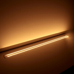 High-CRI Einbau LED-Leiste Wet-Line IP54 wasserdicht – transparent – 420 × 1808 LEDs – 20 W – 2040 lm/m – ultrawarmweiß 2500 K – CRI 95+ 24V DC 120°