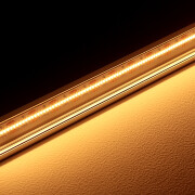 High-CRI Einbau LED-Leiste Wet-Line IP54 wasserdicht – transparent – 420 × 1808 LEDs – 20 W – 2040 lm/m – ultrawarmweiß 2500 K – CRI 95+ 24V DC 120°