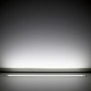 wasserdichte Einbau LED-Leiste Wet-Line IP54 transparent – 240 × 2835 LEDs – 19 W – 2110 lm/m – tageslichtweiß 6000 K – CRI 90+ 24V DC 120°