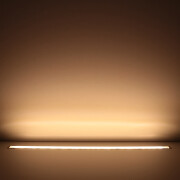 wasserdichte Einbau LED-Leiste Wet-Line IP54 transparent – 240 × 2835 LEDs – 19 W – 1920 lm/m – warmweiß 3000 K – CRI 90+ 24V DC 120°