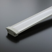 wasserdichte COB Einbau LED-Leiste Wet-Line IP54 – transparent – 528x LED Chips – tageslichtweiß 6500 K – CRI93 24V DC 180° – 13 W – 1277 lm/m