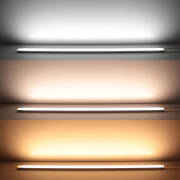 CCT Slim-Line LED-Leiste – diffus – mit einstellbarer Farbtemperatur – 140 × 5630 LEDs – 2 × 16Watt je Meter – Dualweiß – CRI 90+ 24V DC 120°