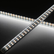 CCT Double Line LED-Leiste Slim-Line max – klar – 280 × 5630 LEDs – 2 × 31Watt je Meter – Farbtemperatur einstellbar – CRI 90+ 24V DC 120°