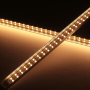 CCT Double Line LED-Leiste Slim-Line max – klar – 280 × 5630 LEDs – 2 × 31Watt je Meter – Farbtemperatur einstellbar – CRI 90+ 24V DC 120°