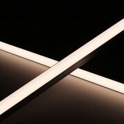 Double Line LED-Leiste Surface max – diffus – 280 × 5630 LEDs – 2 × 31Watt je Meter – Farbtemperatur einstellbar – CRI 90+ 24V DC 120°