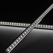LED-Winkel-Leiste Corner – klar – mit einstellbarer Farbtemperatur – 140 × 5630 LEDs – 2 × 16Watt je Meter – Dualweiß – CRI 90+ 24V DC 120°
