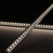 LED-Winkel-Leiste Corner – klar – mit einstellbarer Farbtemperatur – 140 × 5630 LEDs – 2 × 16Watt je Meter – Dualweiß – CRI 90+ 24V DC 120°