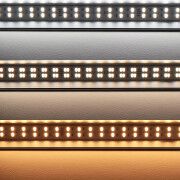 Double Line LED Eckleiste Corner max – transparent – 280 × 5630 LEDs – 2 × 31Watt je Meter – Farbtemperatur einstellbar – CRI 90+ 24V DC 120°