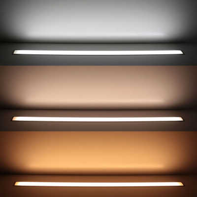 Double Line LED Einbau-Leiste "Inside max" | diffus | 280x 5630 LEDs - 2x 31Watt je Meter | Farbtemperatur einstellbar | CRI 90+ 24VDC 120° |