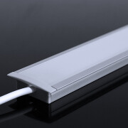 Double Line LED Einbau-Leiste Inside-max-II – diffus – 280 × 5630 LEDs – 2 × 31Watt je Meter – Farbtemperatur einstellbar – CRI 90+ 24V DC 120°